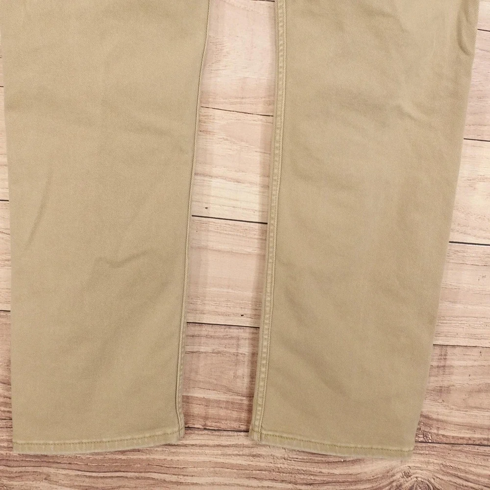 Levis 514 Jeans Mens 40x32 Beige Khaki Slim Fit Straight Casual Denim Pants